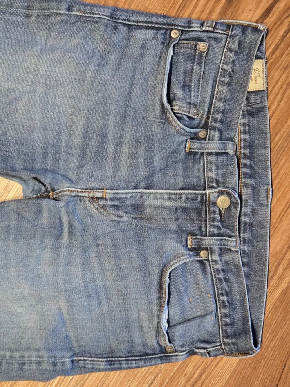 J.Crew Men’s 484 Slim Jeans 32x34 Kurabo Japanese Denim Vintage Wash